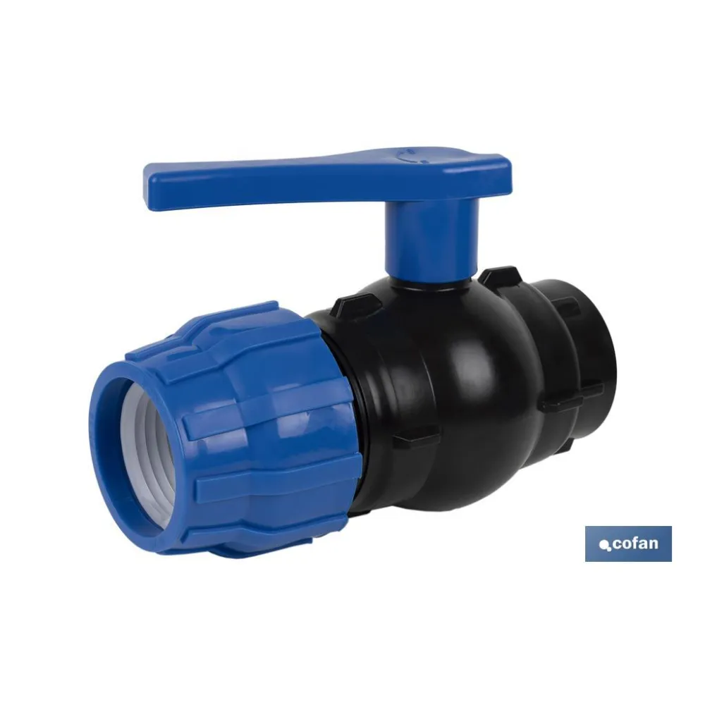 ENLACE VÁLVULA DE BOLA ROSCA HEMBRA PP PN16 32 x 1 (PACK: 5 UDS) - Almacén de Ferretería Acor