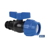 ENLACE VÁLVULA DE BOLA ROSCA MACHO PP PN16 50 x 1 1/2 (PACK: 1 UDS) - Almacén de Ferretería Acor