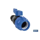 ENLACE VÁLVULA DE BOLA ROSCA MACHO PP PN16 50 x 1 1/2 (PACK: 1 UDS) - Almacén de Ferretería Acor