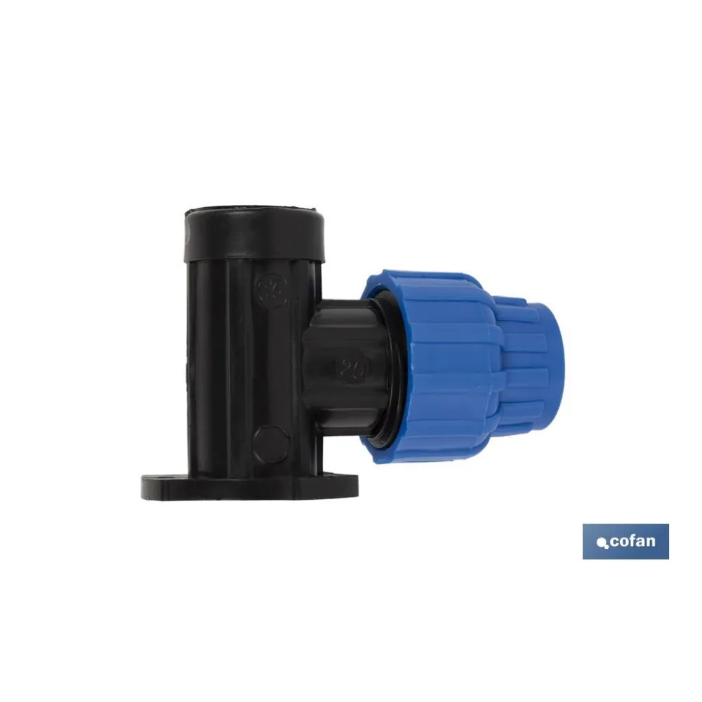 CODO 90° GRIFO ROSCA HEMBRA PP PN16 20 x 1/2 (PACK: 10 UDS) - Almacén de Ferretería Acor