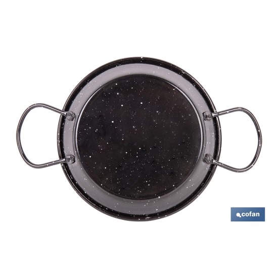 PAELLERA ACERO ESMALTADA Ø15cm