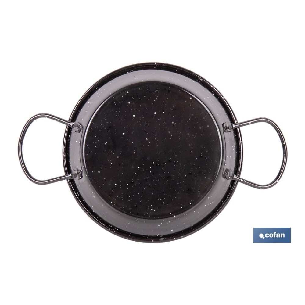 PAELLERA ACERO ESMALTADA Ø15cm