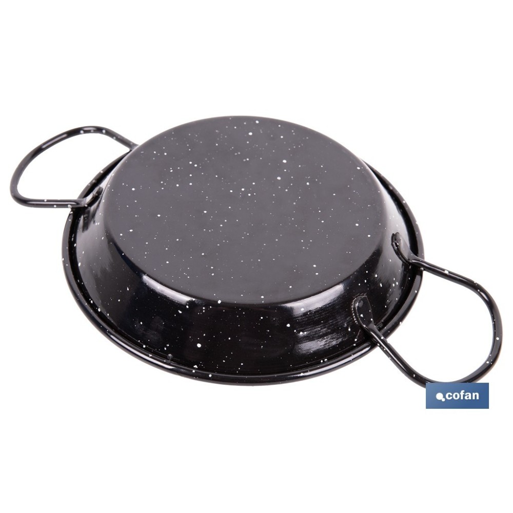 PAELLERA ACERO ESMALTADA Ø15cm