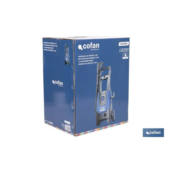 LIMPIADORA ALTA PRESIÓN MODELO FLORIDA 1,6 Kw 5 M MANGUERA (PACK: 1 UDS) - Almacén de Ferretería Acor