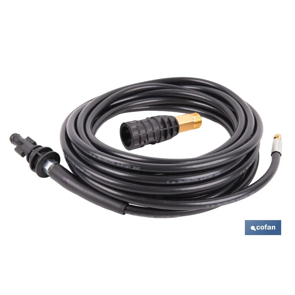 MANGUERA PARA LIMPIEZA DE TUBERÍAS 7,5 M (PACK: 1 UDS) - Almacén de Ferretería Acor