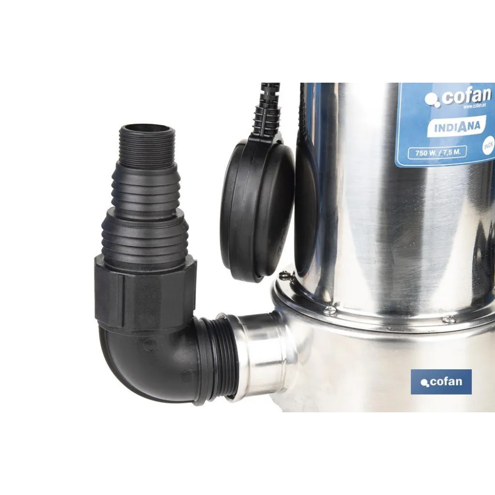 ELECTROBOMBA SUMERGIBLE MODELO LOUSIANA 750 W 10 M CABLE CAUDAL 13.000 L/H (PACK: 1 UDS) - Almacén de Ferretería Acor