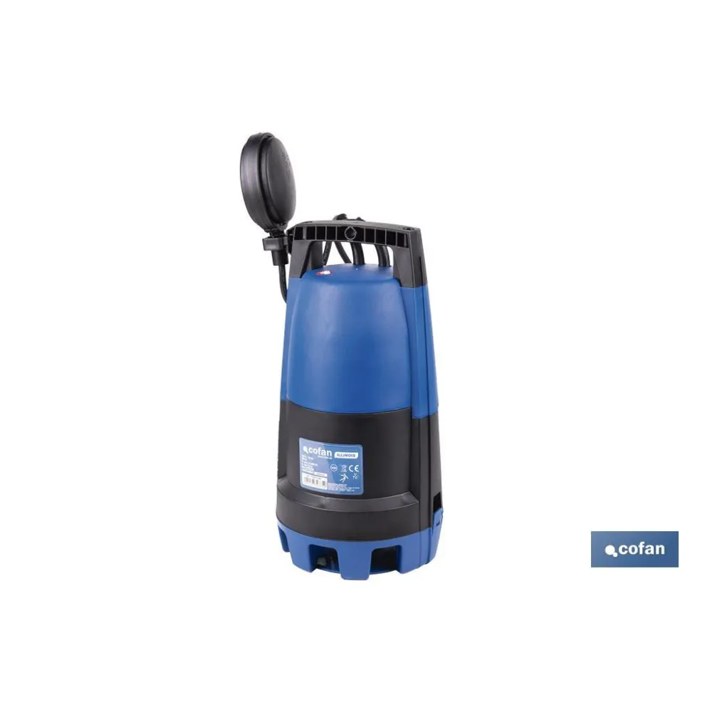 ELECTROBOMBA SUMERGIBLE MODELO ILLINOIS 900 W 10 M CABLE CAUDAL 18.000 L/H (PACK: 1 UDS) - Almacén de Ferretería Acor