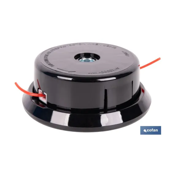 CABEZAL 2 HILOS SEMIAUTOMÁTICO UNIVERSAL PARA DESBROZADORA (PACK: 1 UDS) - Almacén de Ferretería Acor