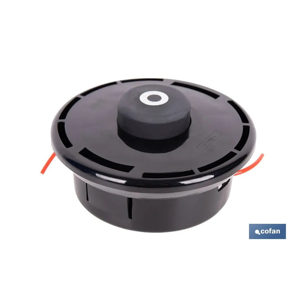 CABEZAL 2 HILOS SEMIAUTOMÁTICO UNIVERSAL PARA DESBROZADORA (PACK: 1 UDS) - Almacén de Ferretería Acor