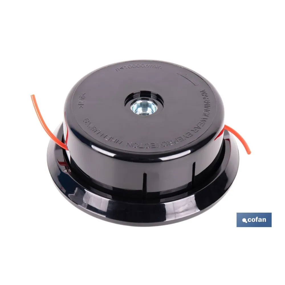 CABEZAL 2 HILOS SEMIAUTOMÁTICO UNIVERSAL PARA DESBROZADORA (PACK: 1 UDS) - Almacén de Ferretería Acor