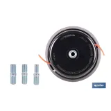 CABEZAL 2 HILOS SEMIAUTOMÁTICO UNIVERSAL PARA DESBROZADORA (PACK: 1 UDS) - Almacén de Ferretería Acor