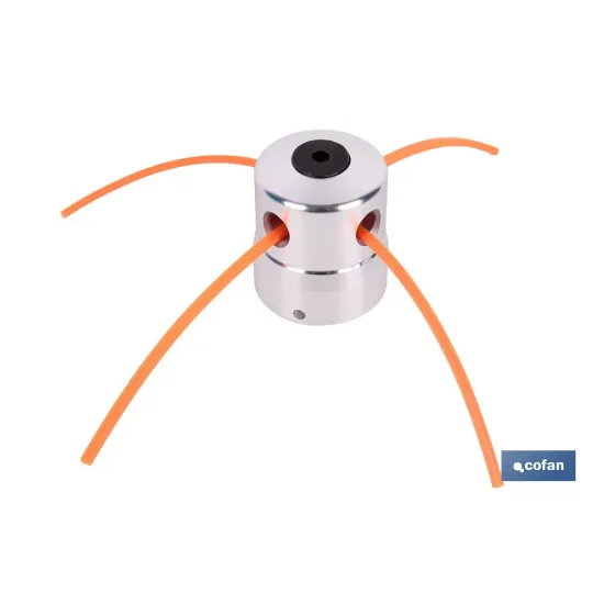 CABEZAL MULTIHILO DE ALUMINIO PARA DESBROZADORA (PACK: 1 UDS) - Almacén de Ferretería Acor