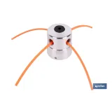 CABEZAL MULTIHILO DE ALUMINIO PARA DESBROZADORA (PACK: 1 UDS) - Almacén de Ferretería Acor