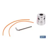 CABEZAL MULTIHILO DE ALUMINIO PARA DESBROZADORA (PACK: 1 UDS) - Almacén de Ferretería Acor