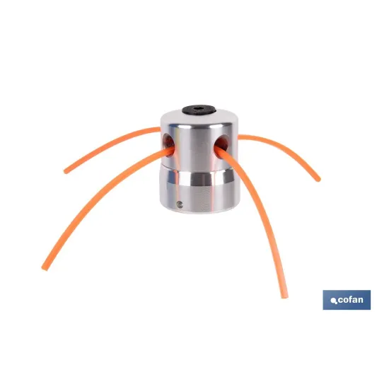 CABEZAL MULTIHILO DE ALUMINIO PARA DESBROZADORA (PACK: 1 UDS) - Almacén de Ferretería Acor