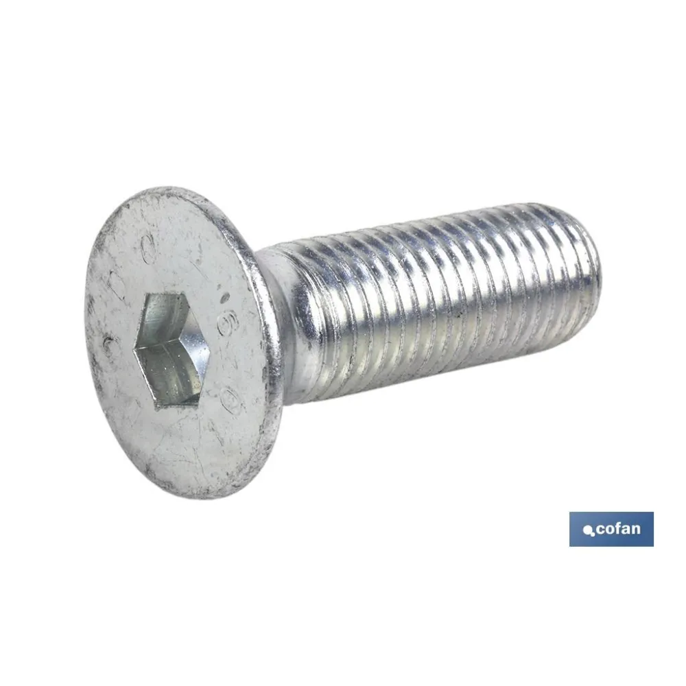 DIN-7991 C-10.9  M-10 X 25 Z (PACK: 200 UDS) - Almacén de Ferretería Acor