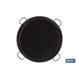PAELLERA ACERO ESMALTADA Ø80cm (4 asas)