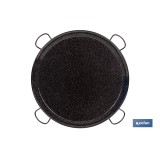 PAELLERA ACERO ESMALTADA Ø80cm (4 asas)