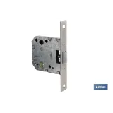 Picaporte embutir cuadrado D47 E50 Niquel (P/Madera) (PACK: 10 UDS) - Almacén de Ferretería Acor