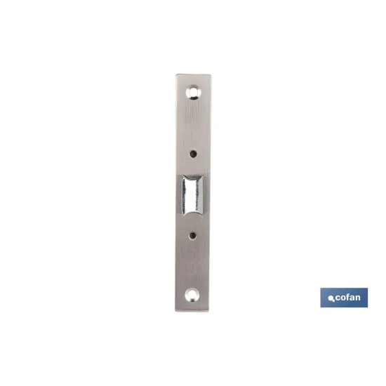 Picaporte embutir cuadrado D47 E50 Niquel (P/Madera) (PACK: 10 UDS) - Almacén de Ferretería Acor