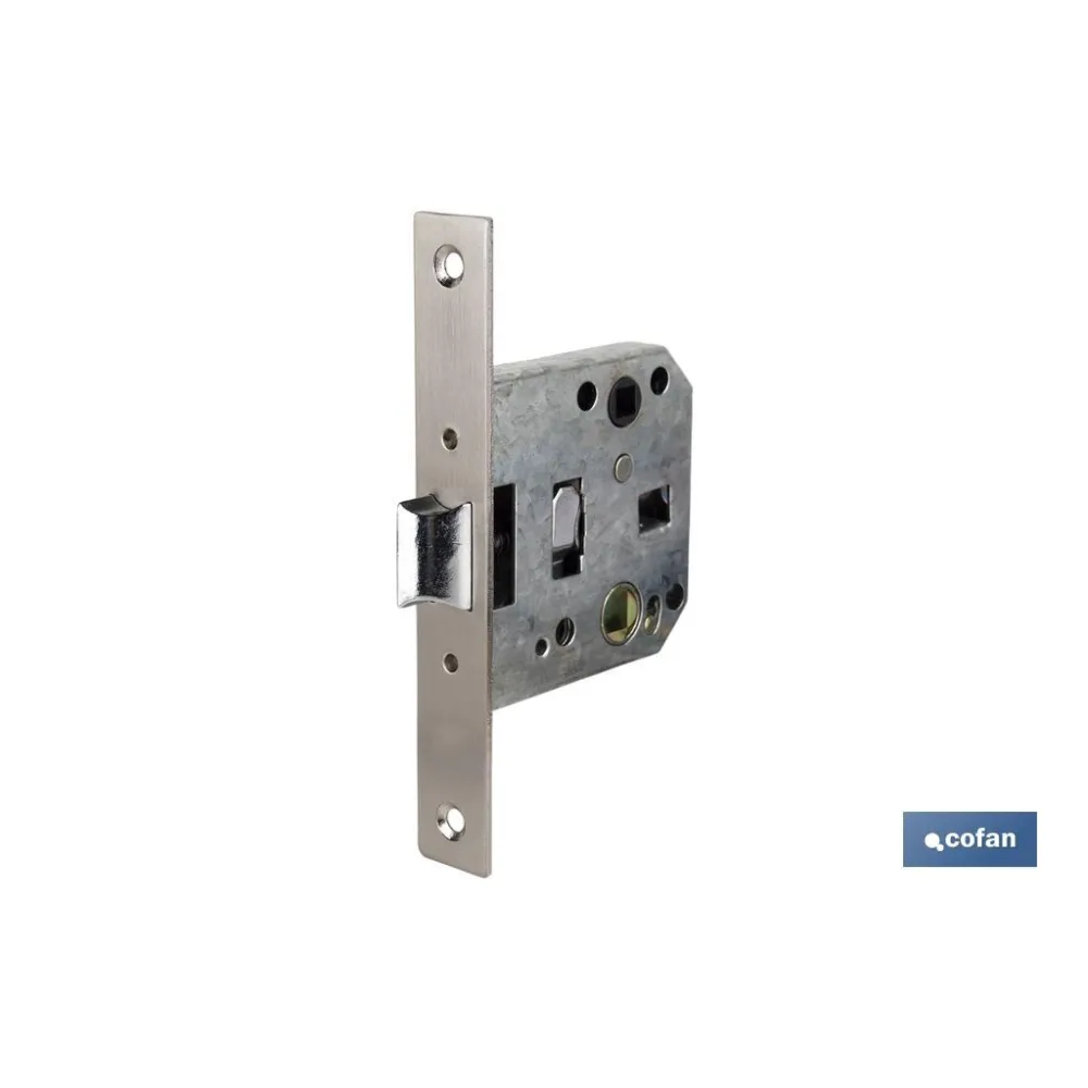 Picaporte embutir cuadrado D47 E50 Niquel (P/Madera) (PACK: 10 UDS) - Almacén de Ferretería Acor