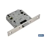Picaporte embutir cuadrado D47 E50 Niquel (P/Madera) (PACK: 10 UDS) - Almacén de Ferretería Acor