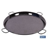 PAELLERA ACERO ESMALTADA Ø80cm (4 asas)