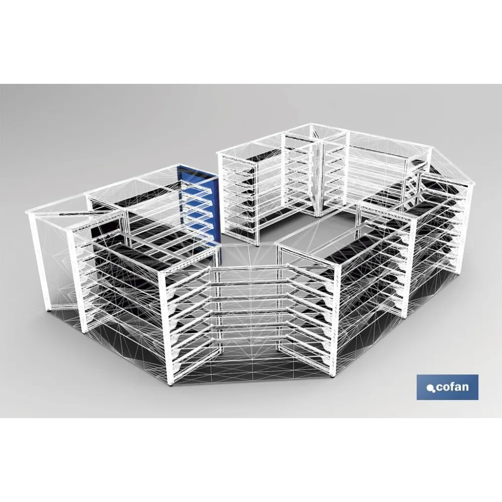 MARCO FINAL MOSTRADOR 525x920mm (IZQUIERDO, DERECHO) (PACK: 1 UDS) - Almacén de Ferretería Acor