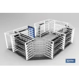 MARCO FINAL MOSTRADOR 525x920mm (IZQUIERDO, DERECHO) (PACK: 1 UDS) - Almacén de Ferretería Acor