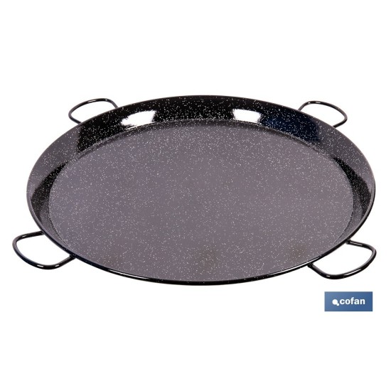 PAELLERA ACERO ESMALTADA Ø90cm (4 asas)