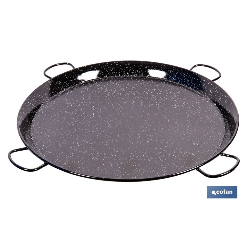 PAELLERA ACERO ESMALTADA Ø90cm (4 asas)