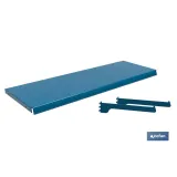 BANDEJA 1000X400 MM + 2 CARTELAS 400 MM CON TOPE TRASERO (PACK: 1 UDS) - Almacén de Ferretería Acor