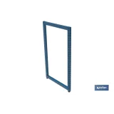 MARCO ALTO MOSTRADOR SENCILLO SIN LATERAL DE CHAPA 525 X 1060 MM (PACK: 1 UDS) - Almacén de Ferretería Acor