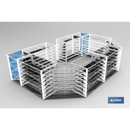 LAMA 500 MM ANGULO RECTO PARA RINCON 90º (PACK: 1 UDS) - Almacén de Ferretería Acor