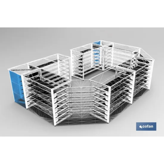 LAMA 500 MM ANGULO RECTO PARA RINCON 90º (PACK: 1 UDS) - Almacén de Ferretería Acor