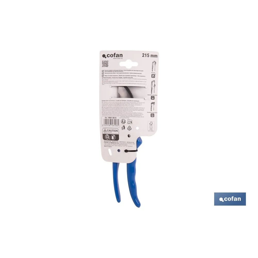 TIJERA DE PODA BYPASS 215 MM (PACK: 1 UDS) - Almacén de Ferretería Acor