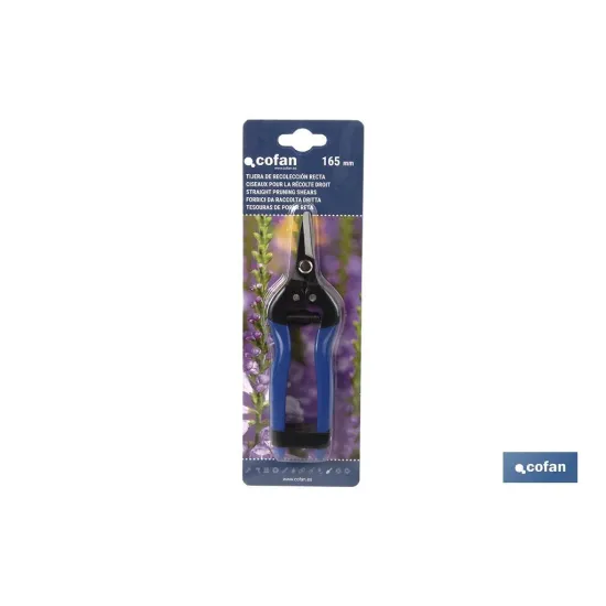 TIJERA RECOLECCION 165mm RECTA (PACK: 1 UDS) - Almacén de Ferretería Acor
