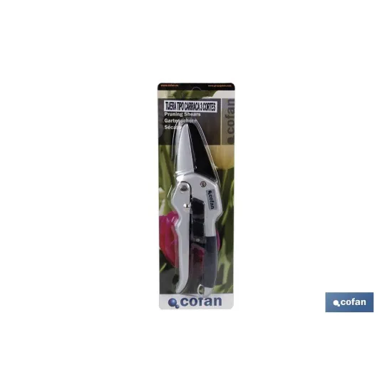TIJERA TIPO CARRACA 3 CORTES (PACK: 1 UDS) - Almacén de Ferretería Acor