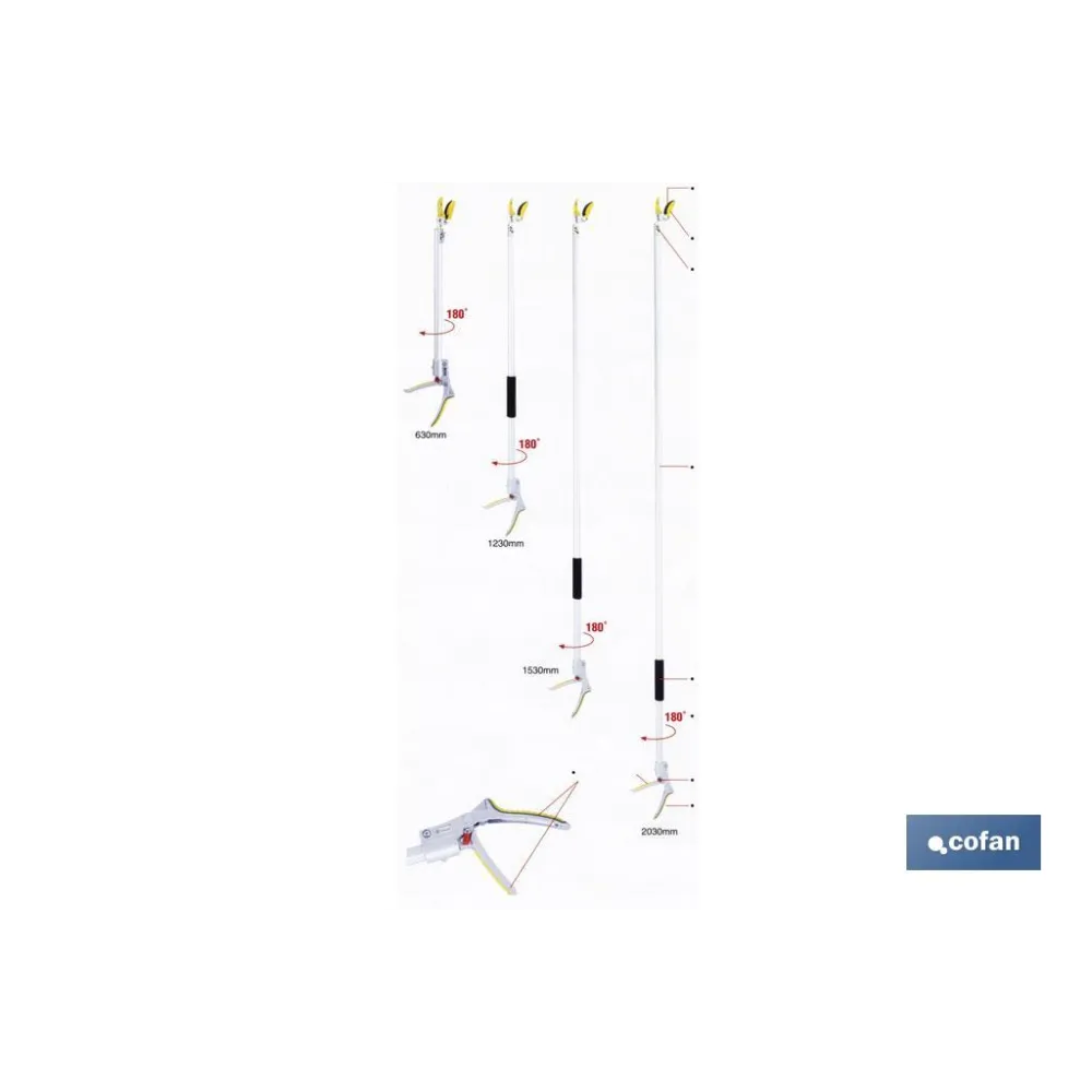 PODADORA LARGO ALCANCE 630mm (PACK: 1 UDS) - Almacén de Ferretería Acor