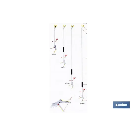 PODADORA LARGO ALCANCE 1230mm (PACK: 1 UDS) - Almacén de Ferretería Acor