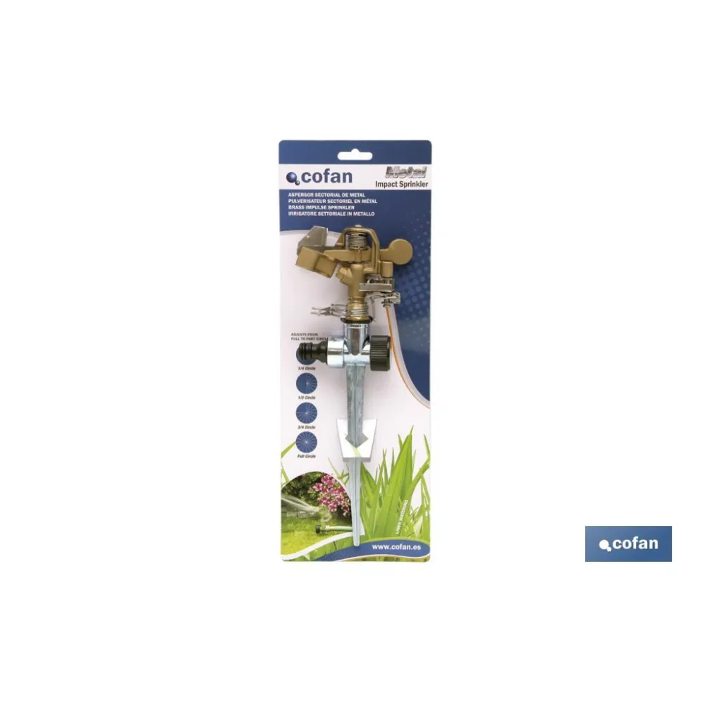 ASPERSOR SECTORIAL DE METAL (PACK: 1 UDS) - Almacén de Ferretería Acor
