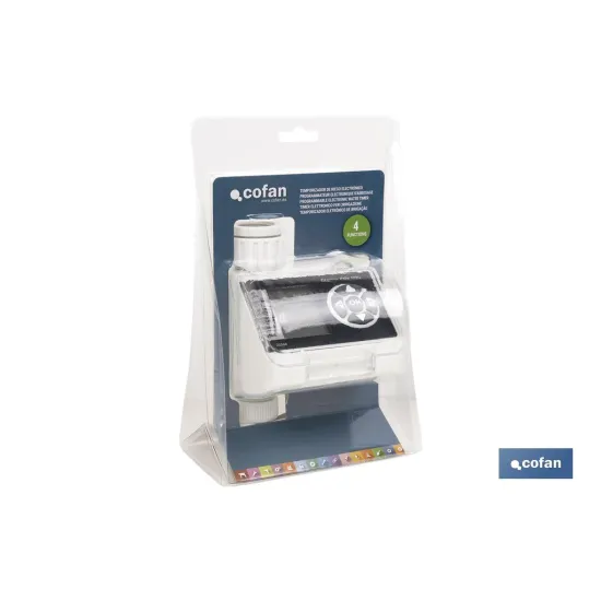 TEMPORIZADOR DE RIEGO ELECTRÓNICO (PACK: 1 UDS) - Almacén de Ferretería Acor