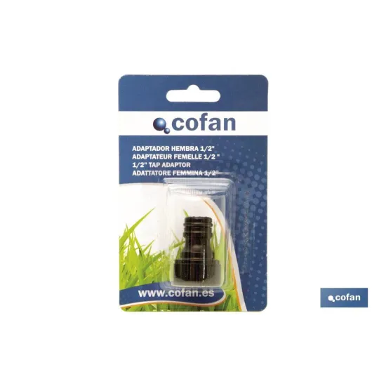 ADAPTADOR HEMBRA 1/2 (PACK: 1 UDS) - Almacén de Ferretería Acor