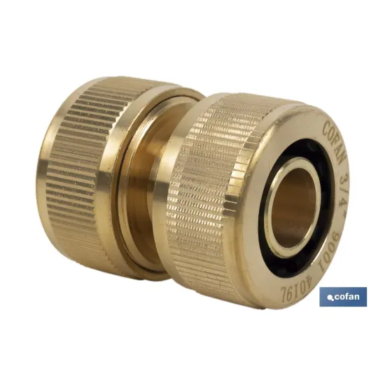 REPARADOR MANGUERA LATÓN 3/4 (19 mm) (PACK: 1 UDS) - Almacén de Ferretería Acor