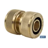 REPARADOR MANGUERA LATÓN 3/4 (19 mm) (PACK: 1 UDS) - Almacén de Ferretería Acor