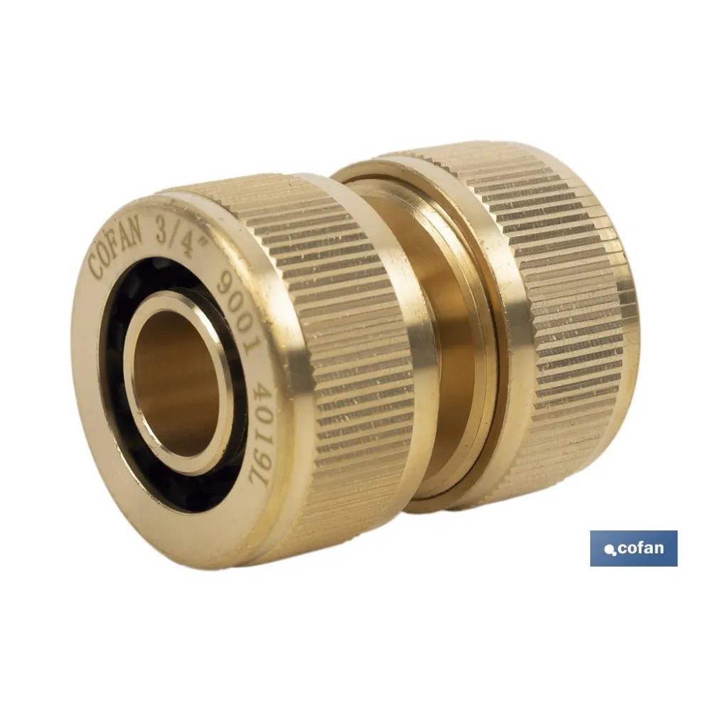 REPARADOR MANGUERA LATÓN 3/4 (19 mm) (PACK: 1 UDS) - Almacén de Ferretería Acor