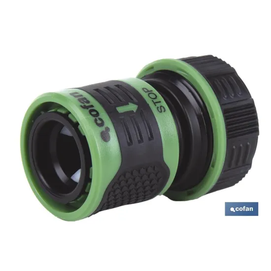 CONECTOR Y AQUASTOP 5/8 - 3/4 (15-19 mm) (PACK: 1 UDS) - Almacén de Ferretería Acor