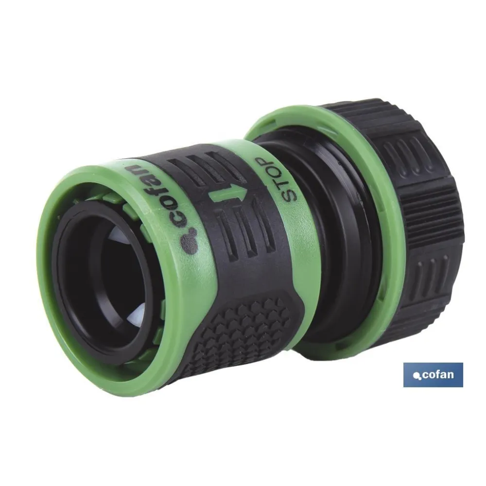 CONECTOR Y AQUASTOP 5/8 - 3/4 (15-19 mm) (PACK: 1 UDS) - Almacén de Ferretería Acor