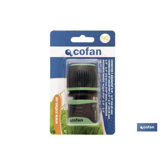 CONECTOR Y AQUASTOP 5/8 - 3/4 (15-19 mm) (PACK: 1 UDS) - Almacén de Ferretería Acor