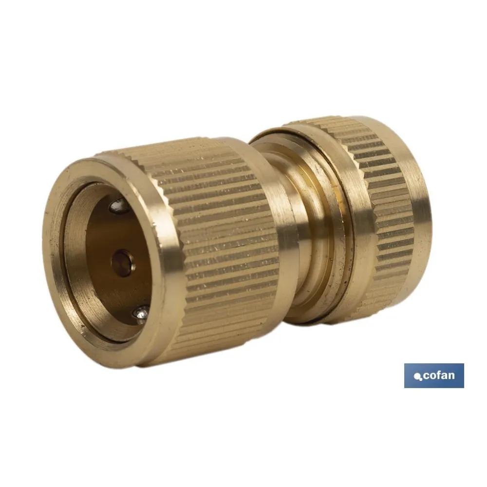 CONECTOR MANGUERA LATÓN 1/2 - 5/8 (13-15 mm) (PACK: 1 UDS) - Almacén de Ferretería Acor